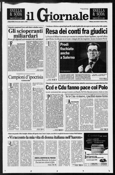 Il giornale : quotidiano del mattino